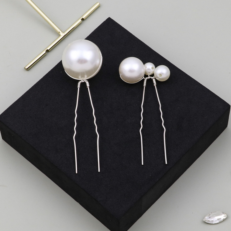 Ac de păr cu perle — accesorii pentru păr, stil geometric simplu, origine Yiwu