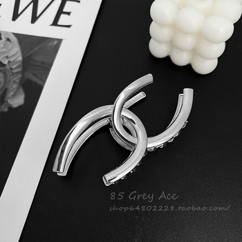 Metalinė plaukų segtukas su dvigubu C, Shark klips stilius, Princesių serija, geometrinė forma, gripper užsegimas, vaikams