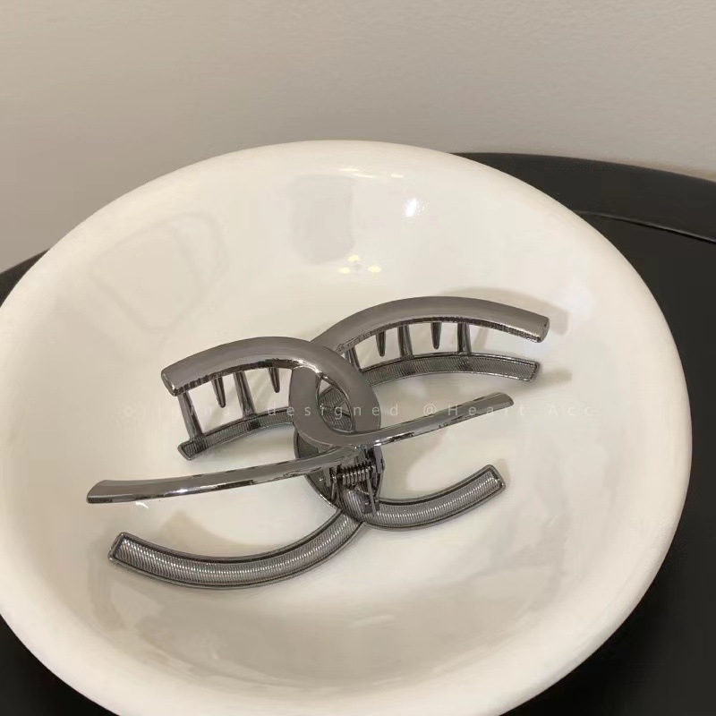 Metalinė plaukų segtukas su dvigubu C, Shark klips stilius, Princesių serija, geometrinė forma, gripper užsegimas, vaikams