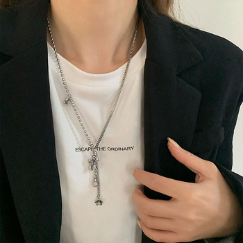 Colier pentru femei cu design geometric, materiale mixte, pandant din aliaj, placare electroplatină, greutate 10 g