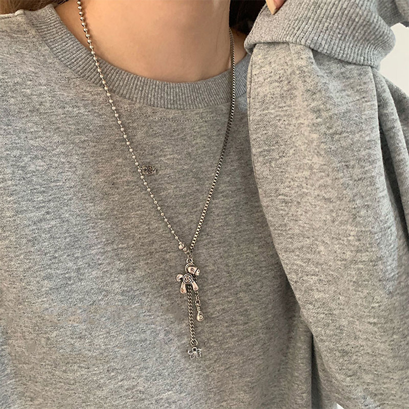 Colier pentru femei cu design geometric, materiale mixte, pandant din aliaj, placare electroplatină, greutate 10 g