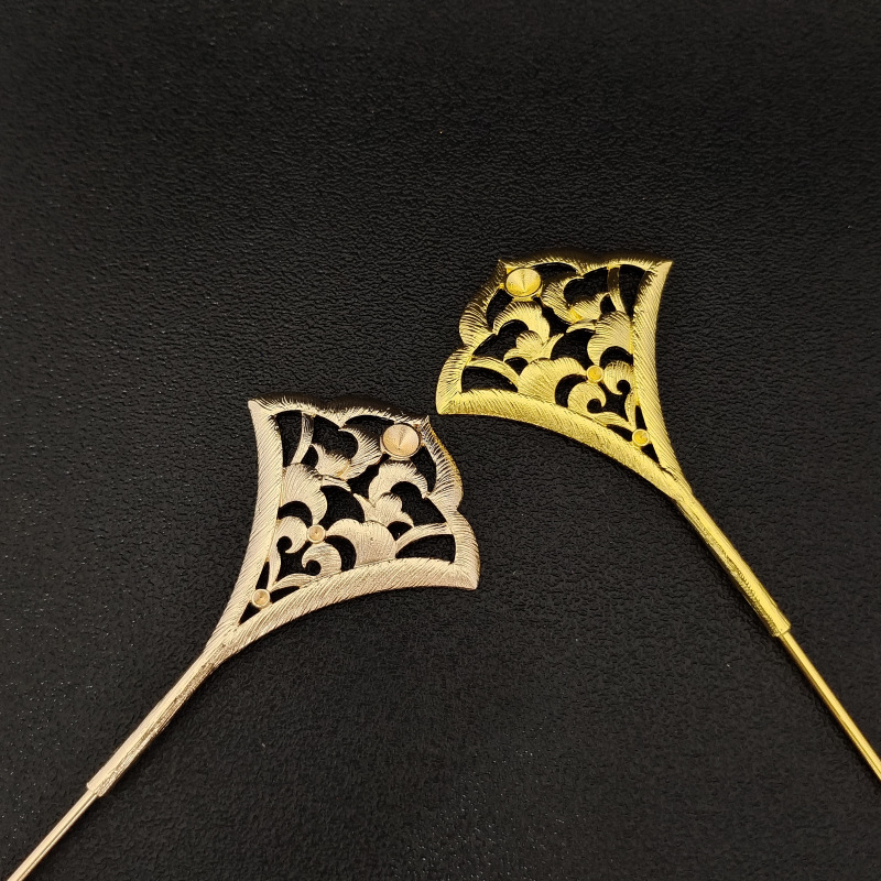 Hanfu ukosnica za kosu s Tang stilom lotosom - legura materijal - antički stil - elektroplatiranje