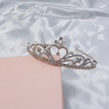 Princeza diadema za kosu, rhinestones, korejski stil, elektroplatiranje, Butterfly Dance