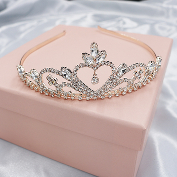 Princeza diadema za kosu, rhinestones, korejski stil, elektroplatiranje, Butterfly Dance