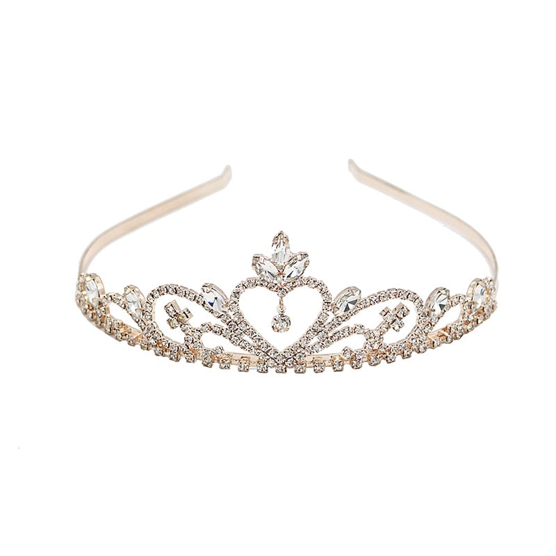 Princeza diadema za kosu, rhinestones, korejski stil, elektroplatiranje, Butterfly Dance