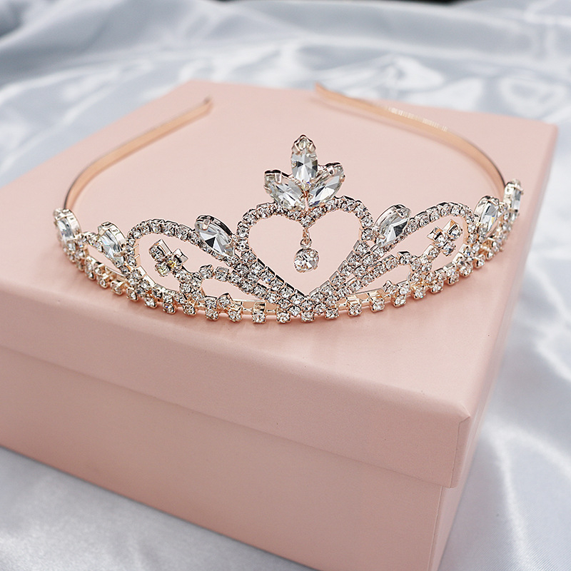 Princeza diadema za kosu, rhinestones, korejski stil, elektroplatiranje, Butterfly Dance