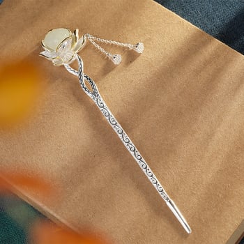 Fejfedő, nemzeties stílus, virágos motívum, réz, elektroplating bevonat, testreszabható