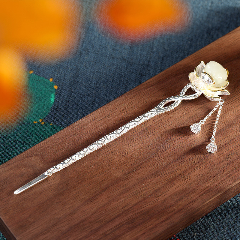 Fejfedő, nemzeties stílus, virágos motívum, réz, elektroplating bevonat, testreszabható