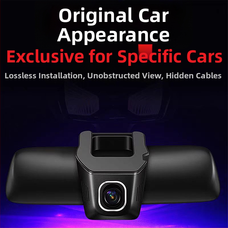 Honda pühendatud 4K kahemoodne dash cam Civic/Accord/CR-V – (170° laia nurga, kahe objektiiviga, 2160P, tsükliline salvestus, juhtmevaba)