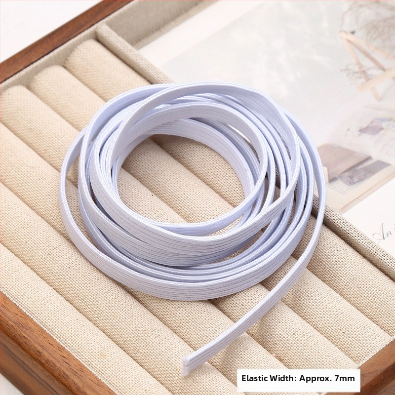 Doplnok do vlasov – Ploché elastické gumové pásmo pre DIY styling, doplnok k odevu