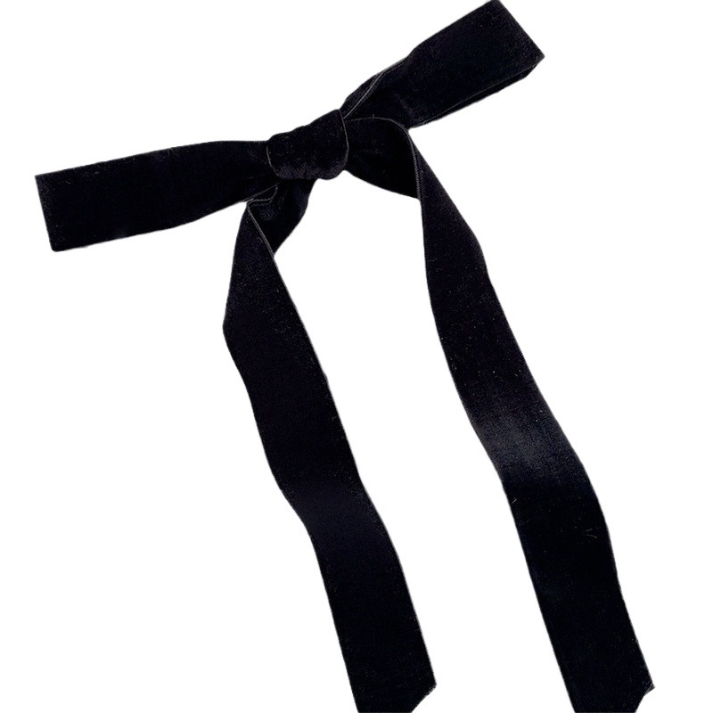 Velúr Δέσιμο Μαλλιών για Ουρά με Διπλό Φιόγκο, Χειροποίητο από Xinlige, Υψηλή Ελαστικότητα, Μοντέρνο Αξεσουάρ Μετακίνησης