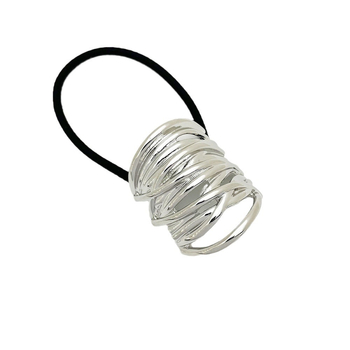 MIYA sakausējuma matu gumija ar elektroapdari, augsta elastība, astiņa gumija, galvas aksesuārs japāņu stilā