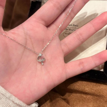 925-ös ezüst csillag medálos nyaklánc, kereszt alakú lánccal, ezüst-aranyozott bevonat, csillag alakú, medál anyaga: 925 ezüst