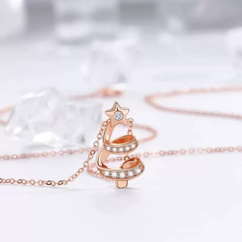 925-ös ezüst csillag medálos nyaklánc, kereszt alakú lánccal, ezüst-aranyozott bevonat, csillag alakú, medál anyaga: 925 ezüst