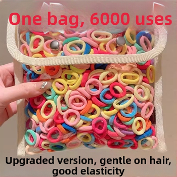 Bērnu matu elastīgā lente, maiga pret matiem, salds apaļš stils, pavasaris 2025