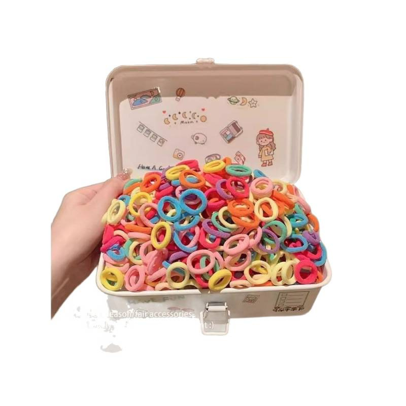 Bērnu matu elastīgā lente, maiga pret matiem, salds apaļš stils, pavasaris 2025