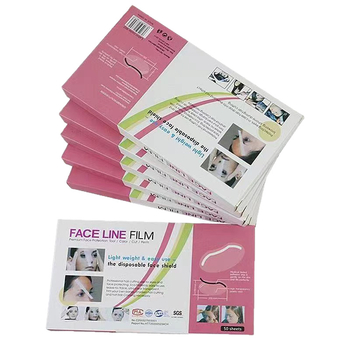 Mască transparentă de unică folosință pentru coafură – design curbat, acoperire a feței și protecție a ochilor