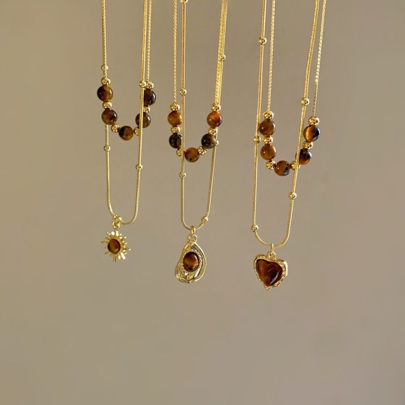 Верижка с геометрична висулка от сплав, Star Flash, стандартна верижка, за жени