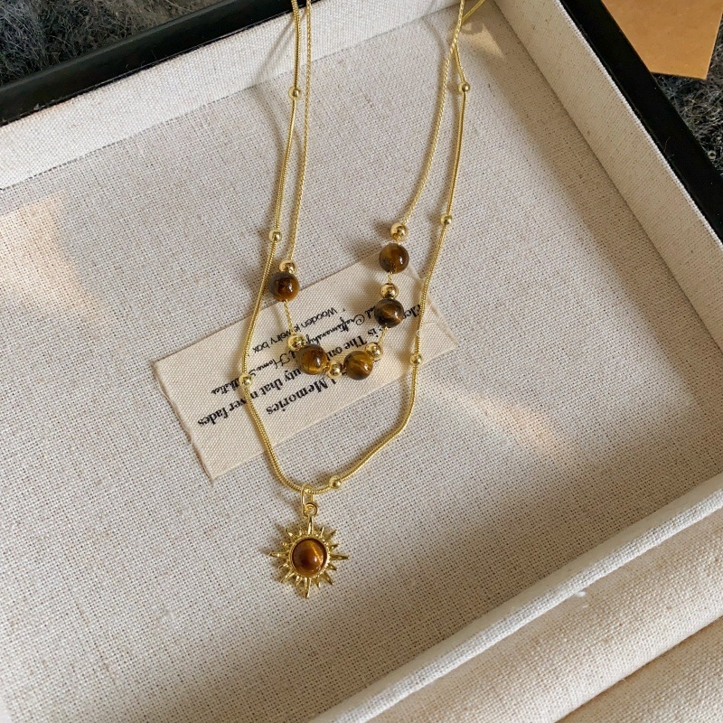 Верижка с геометрична висулка от сплав, Star Flash, стандартна верижка, за жени