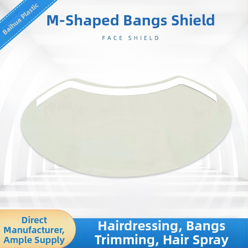 M formas līmējamās lentes frizūrai, vienreizējās, caurspīdīgas, izliecies dizains, izmērs 11,5×21 cm