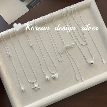 Колие със звездна висулка от 925 сребро на змийска верига Hyosom