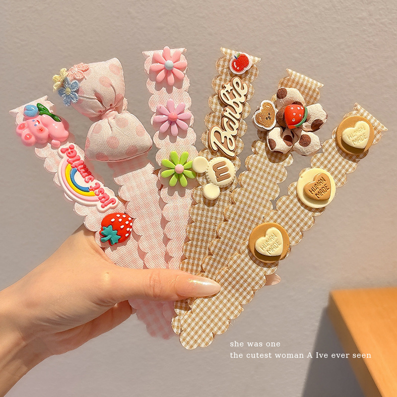 Детска лента за глава с мультяшен стил, плат, Yiwu произход, Зима 2025