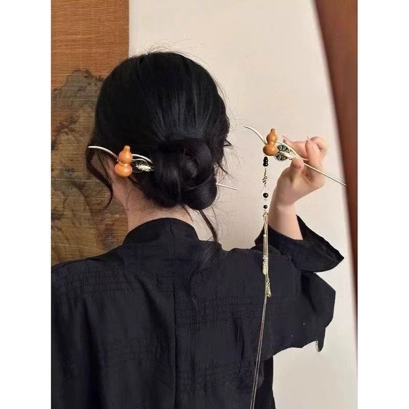 Igla za kosu od legure, geometrijski oblik, novi kineski stil, dodatak za kosu za updo