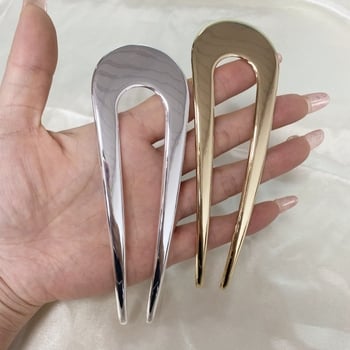 Juuksepihv tsinka sulamist, lihtne naiselik stiil, U-kujuline disain, juukseaksessuaar, sobib pulmade ja festivalide jaoks