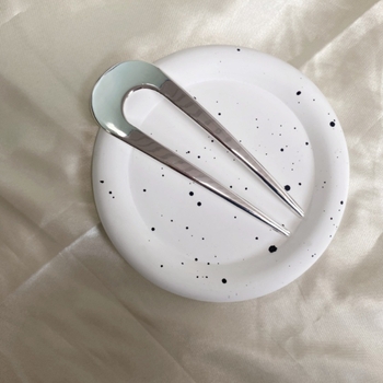 Juuksepihv tsinka sulamist, lihtne naiselik stiil, U-kujuline disain, juukseaksessuaar, sobib pulmade ja festivalide jaoks