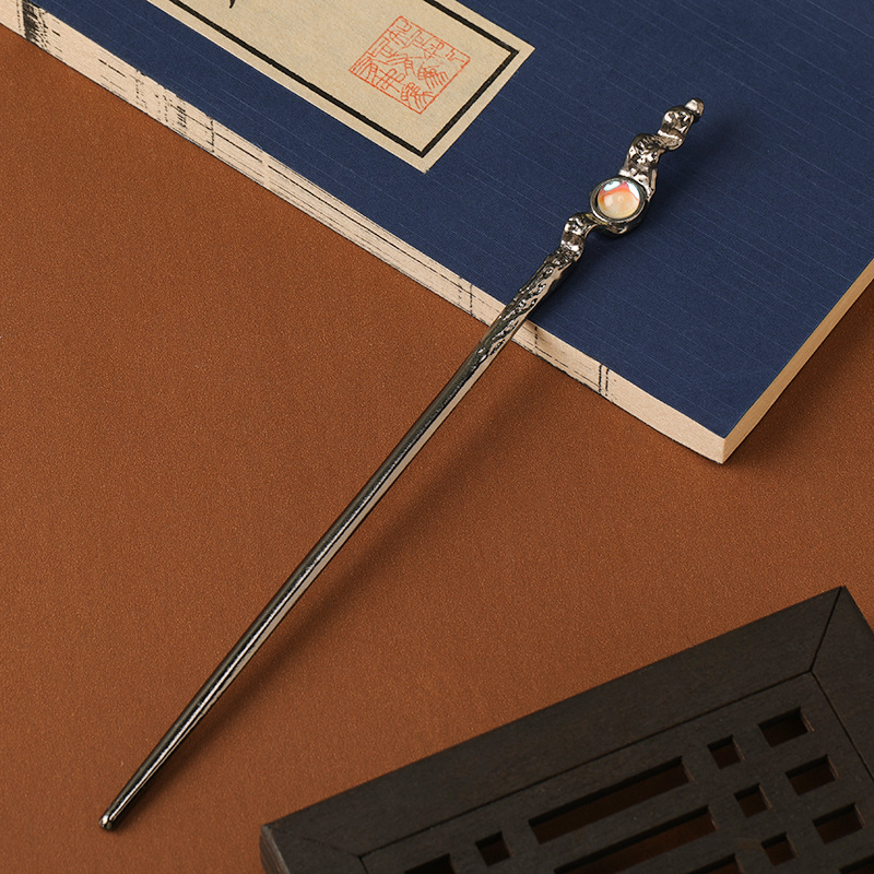 Aliuminio plaukų segtukas moterims, paprastas stilius, elektroplatinimas, nepriklausomas įpakavimas, pritaikymas įmanomas