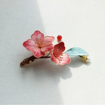 Selyem virágos hajtű, ősi stílus, Jilin eredet, 2025 tavasz