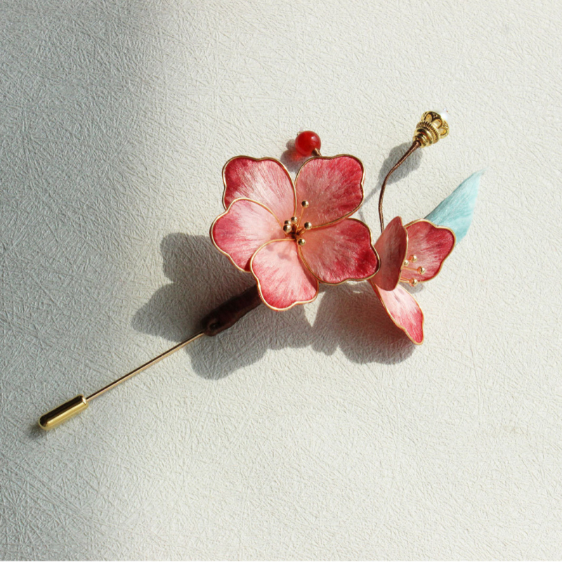 Selyem virágos hajtű, ősi stílus, Jilin eredet, 2025 tavasz