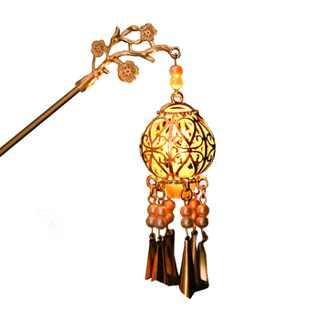 Фиба за коса от сплав, ретро стил, модел фенер, финиш Seiko