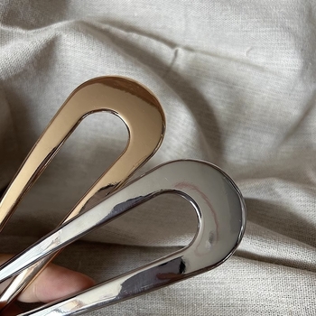 Metalna ukosnica za kosu u U obliku, retro stil, ručna izrada, prilagodljivo