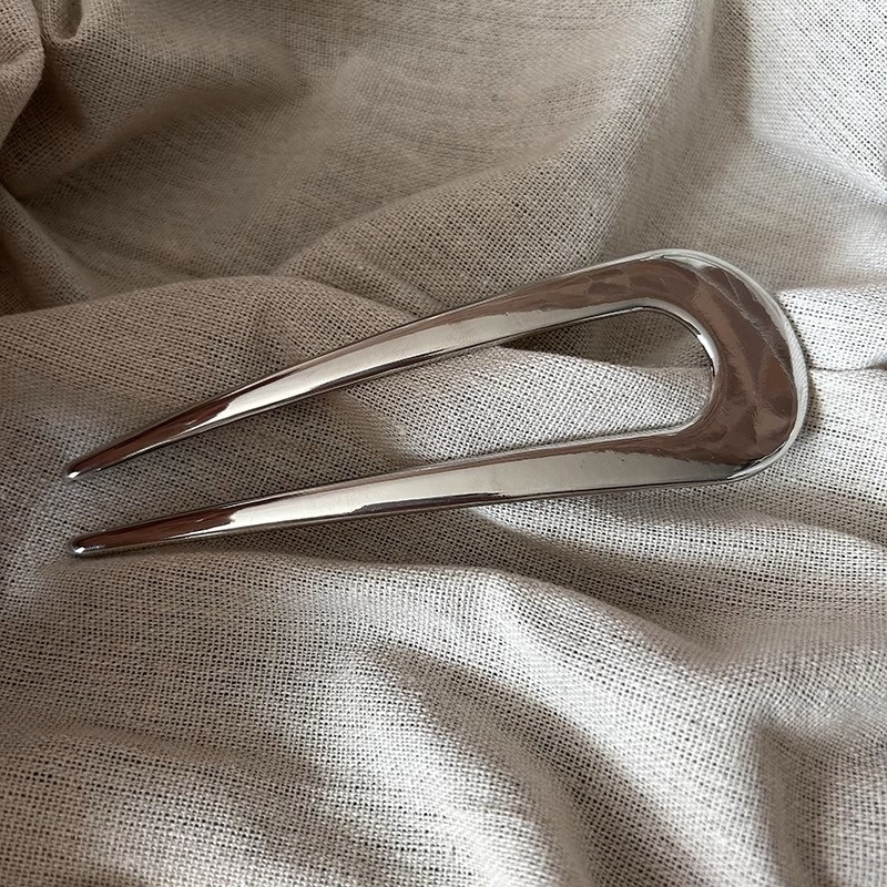 Metalna ukosnica za kosu u U obliku, retro stil, ručna izrada, prilagodljivo