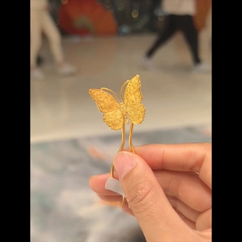 Spona za kosu od legure, retro stil, ženski, leptir motiv, za vjenčanje