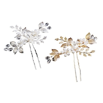 Galvos aksesuaras — Perlų gėlių plaukų aksesuaras, japonų ir korėjiečių stilius, vestuvėms, pritaikomas