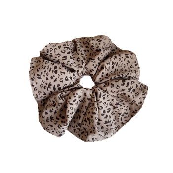 Леопардов принт ластик за коса | плат, ръчна изработка, висока еластичност, стил: сладък и хладен полъх, есен 2025