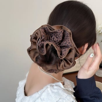 Gumica za kosu od tekstila, ručno izrađena, četiri sloja šava, korejski stil, visoka elastičnost