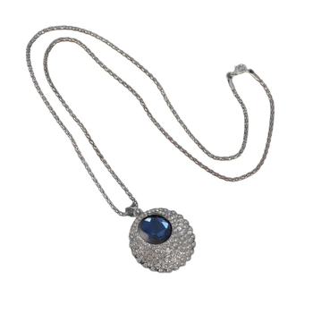 Ilga megztinio grandinė, lydinio medžiaga, kamuoliukų grandinė, apimtis 51–80 cm, be pakabuko