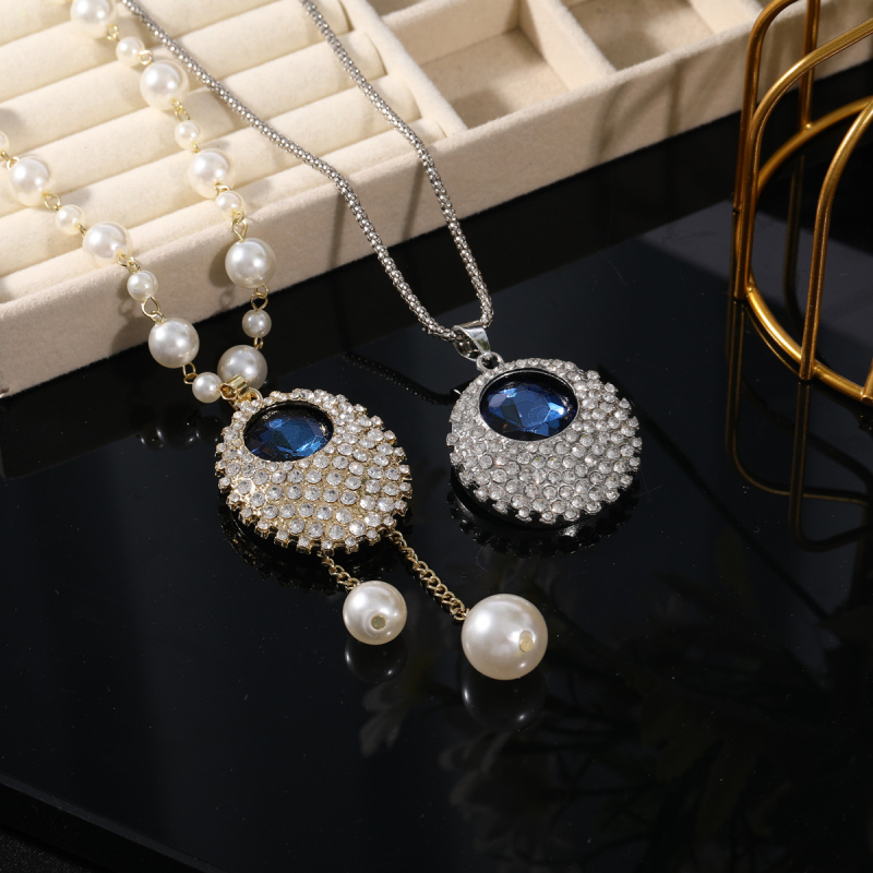 Ilga megztinio grandinė, lydinio medžiaga, kamuoliukų grandinė, apimtis 51–80 cm, be pakabuko