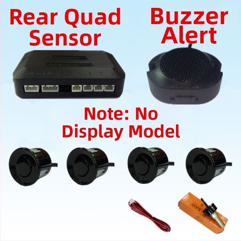 Atpakaļgaitas radars ar TFT displeju, modelis CQ-1401, strāvas spriegums 12V, 2 sensori, skaņas signāls