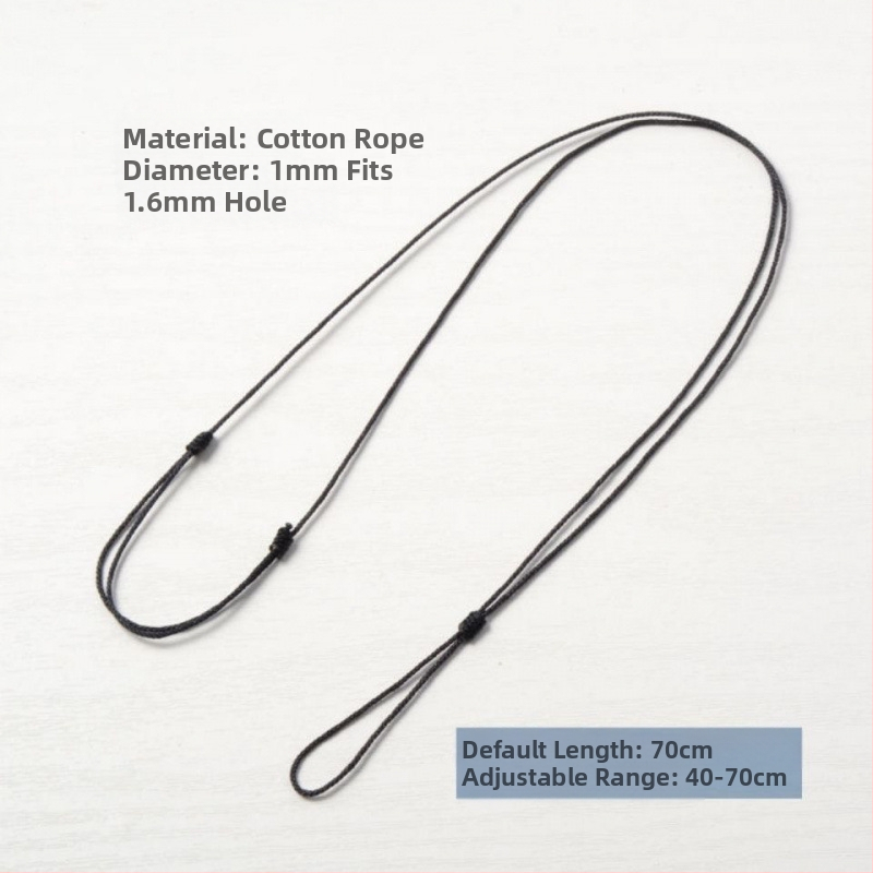 Regulējams kulons uz auklas ar drošības aizdari