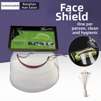 Juuksehoolduse tööriistad: ühekordsed fringe-lindi ja juuksevärvi mask salongikas kasutamiseks