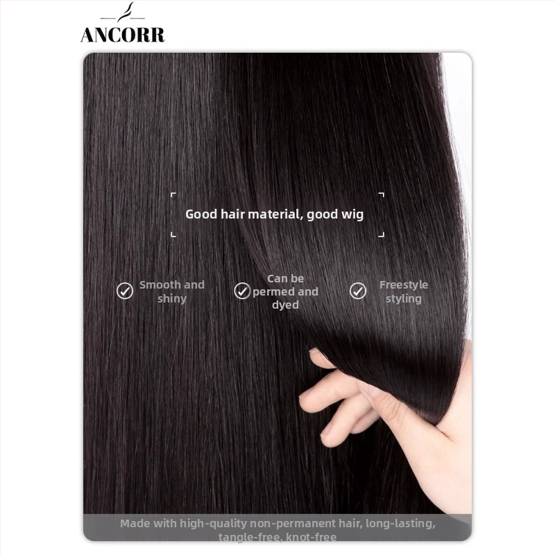 Naistele mõeldud otsaesise ja krooni jaoks juuksepikend, käsitöö, 100% inimjuuksed, võib värvida ja permiga töödelda, pikiotsad sirged või kaldu, näo kuju mõju