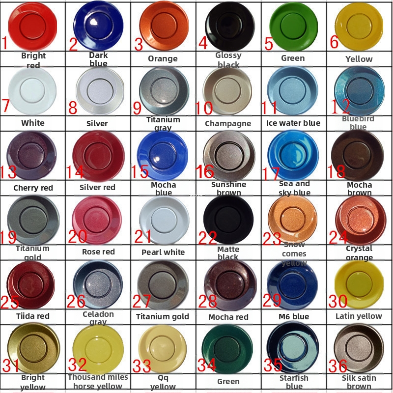 Atpakaļgaitas radars ar TFT displeju, 4/6/8 zondi, reāls balsu paziņojums, mēness formas ekrāns, priekšējais un aizmugurējais radāra attēls (CQ-1401)