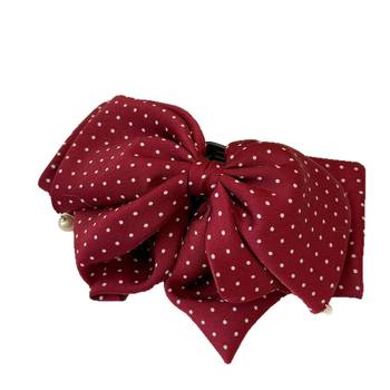 Clip pentru coadă de cal, țesătură, realizat manual, stil feminin coreean, design pe jumătate prins