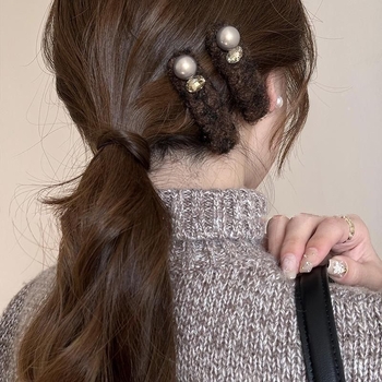 Aksesoar za glavu s okretom klipa, umetnuta volframova legura, pastoralni stil, proljeće 2025 (Twist clip; Tungsten alloy inlay; Pastoral style; Spring 2025)