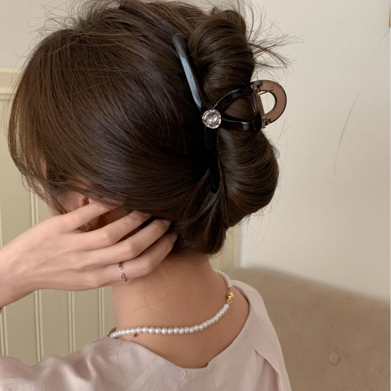 Akrilni klips za kosu za žene, Princess Qing, retro dizajn, ručna izrada