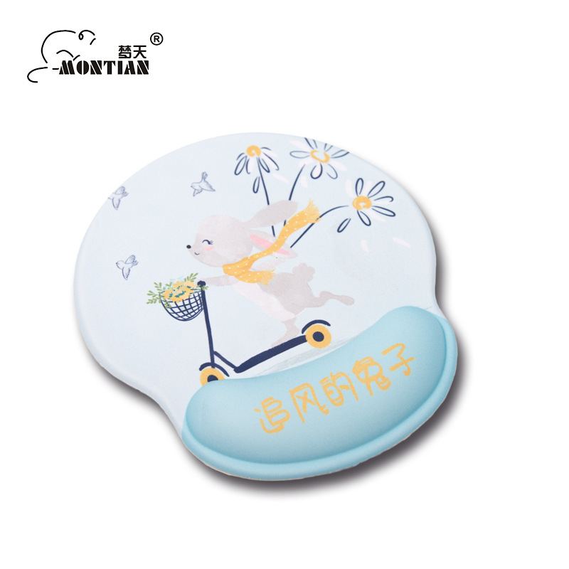 Silikonska podloga za zglob miša, brend MONTIAN/Dreamdays, model GEL-06, materijal silikonska tkanina, toplinski prijenos, otisnuto logo
